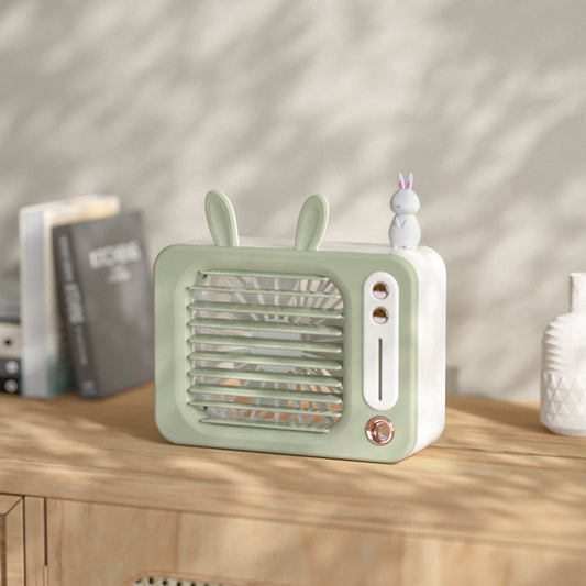 Monster Spray Humidification Cooler Fan USB Charging Fan Portable Desktop Office Air Conditioner Fan