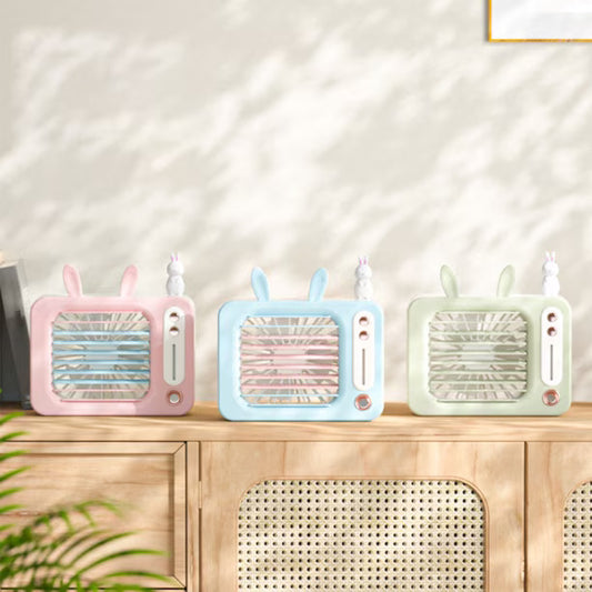 Monster Spray Humidification Cooler Fan USB Charging Fan Portable Desktop Office Air Conditioner Fan