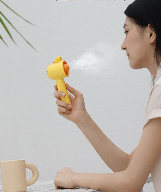 Handheld Mist Fan, Silent, Portable, High-Power